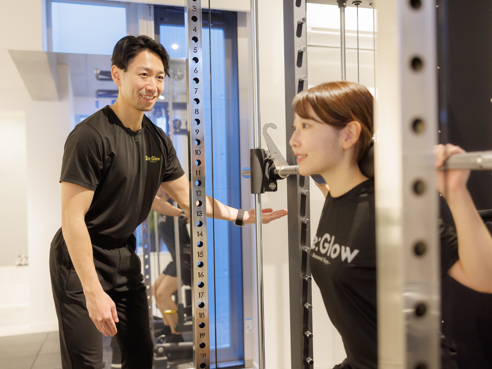 Re:Glow パーソナルジム セッション風景