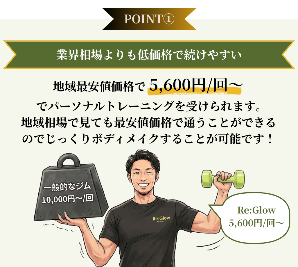 Re:Glowが通いやすいポイント